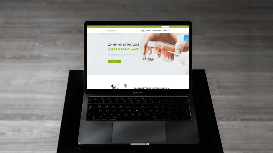 Zahnimplan Website