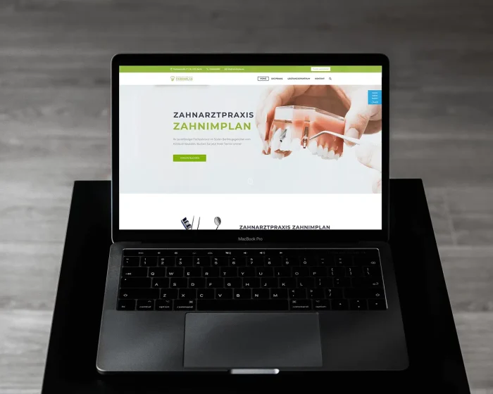 Zahnimplan Website