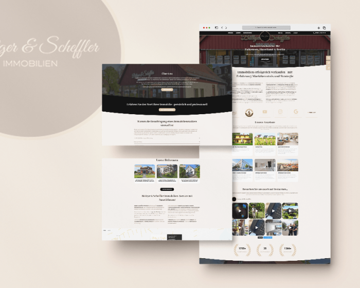 Böttger & Scheffler Immobilien Website