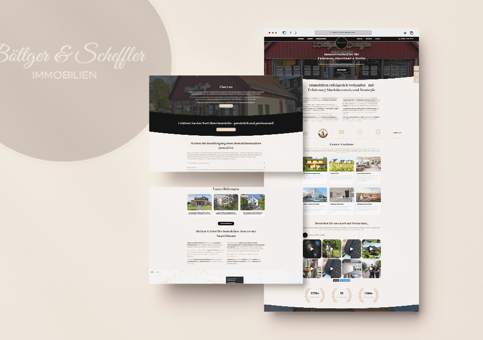 Böttger & Scheffler Immobilien Website