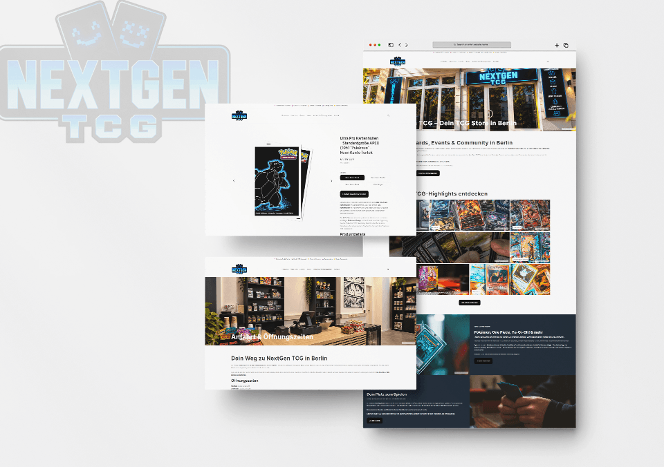 NextGen TCG – Shopify E-Commerce Store